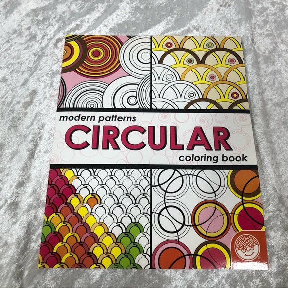 Mindware modern patterns circular coloring book - Picture 1 of 6